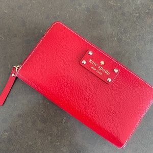Red Kate Spade Wallet